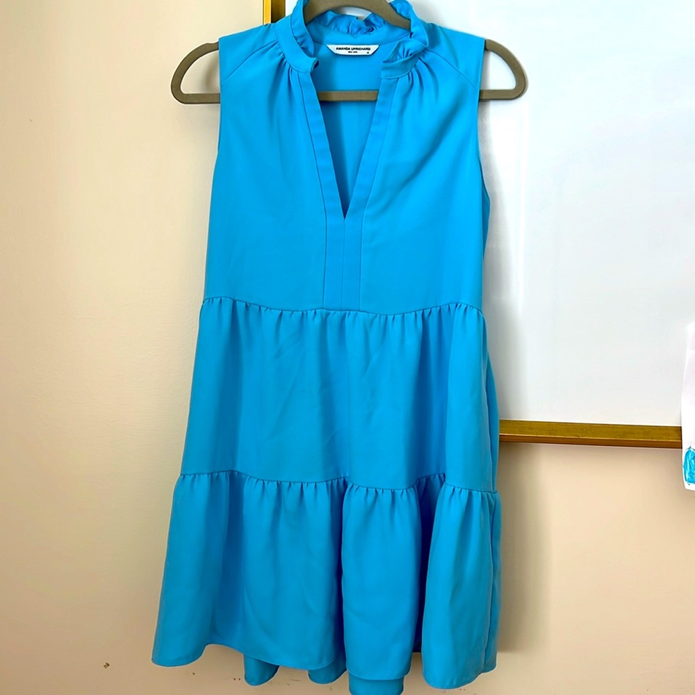 XS Amanda Uprichard. Blue Short Dress